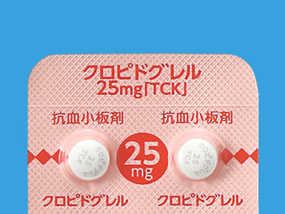 クロピドグレル錠25mg「TCK」